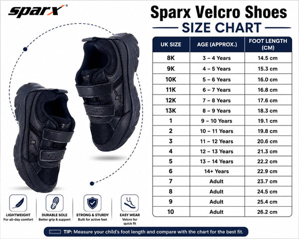 Sparx Velcro Shoes